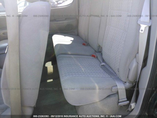 5TBRT34184S446542 - 2004 TOYOTA TUNDRA ACCESS CAB SR5 GREEN photo 8