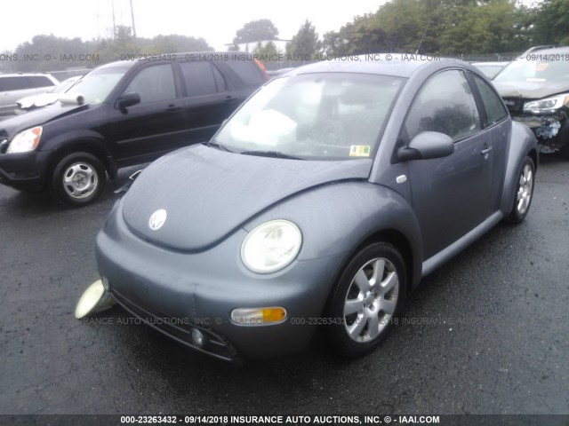 3VWDD21C32M454749 - 2002 VOLKSWAGEN NEW BEETLE GLX 灰色 照片 2
