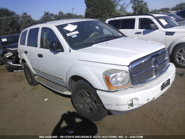 1D4HB58D95F548233 - 2005 DODGE DURANGO LIMITED WHITE photo 1