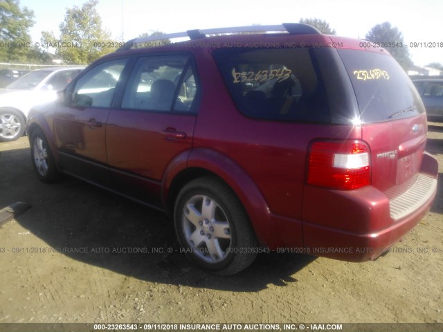 1FMDK06106GA51036 - 2006 FORD FREESTYLE LIMITED MAROON photo 3