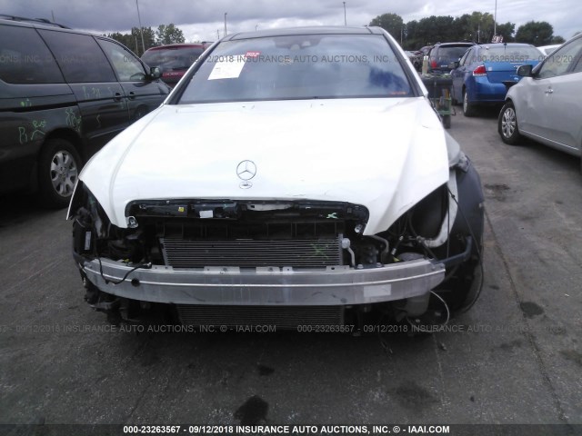 WDDNG8GB8AA331238 - 2010 MERCEDES-BENZ S 550 4MATIC WHITE photo 6