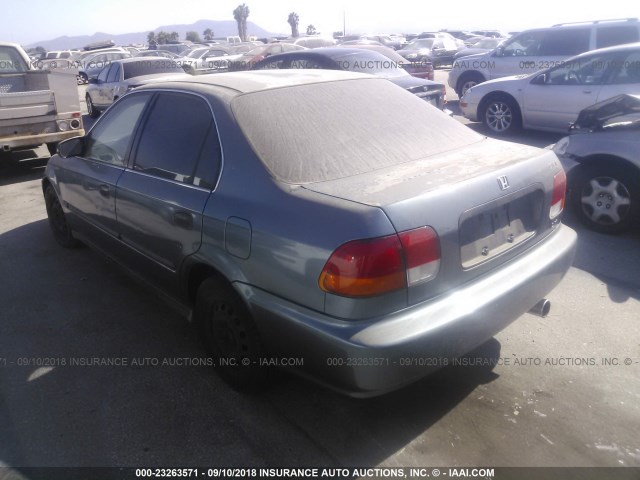 2HGEJ6609TH537299 - 1996 HONDA CIVIC LX/EX BLUE photo 3