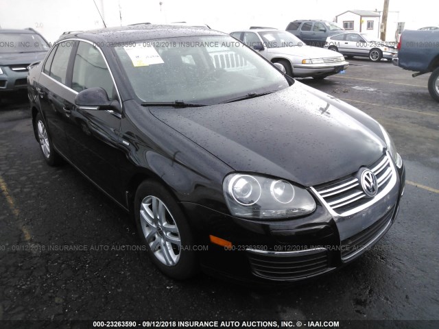 3VWEF71K27M077762 - 2007 VOLKSWAGEN JETTA WOLFSBURG 黑色 照片 1