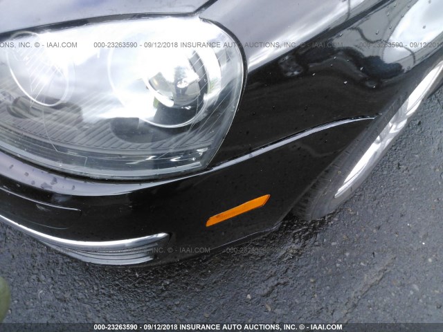 3VWEF71K27M077762 - 2007 VOLKSWAGEN JETTA WOLFSBURG 黑色 照片 6