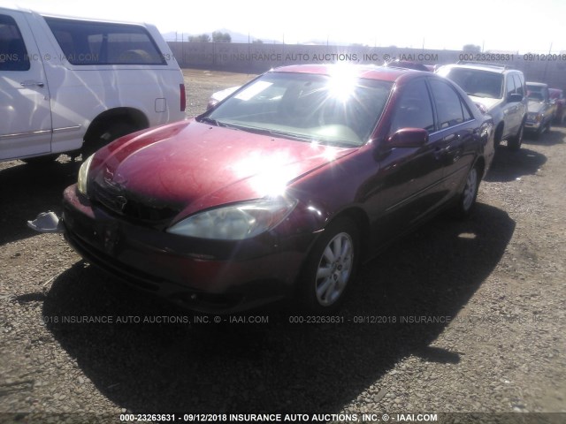 4T1BF30K13U036072 - 2003 TOYOTA CAMRY LE/XLE/SE Bordo foto 2