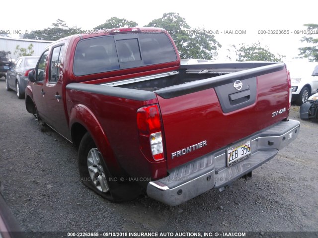 1N6AD0EV4GN751240 - 2016 NISSAN FRONTIER S/SV/SL/PRO-4X RED photo 3