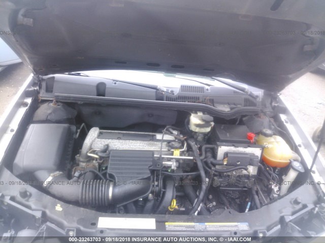 1G8AJ52F64Z196652 - 2004 SATURN ION LEVEL 2 银色 照片 10