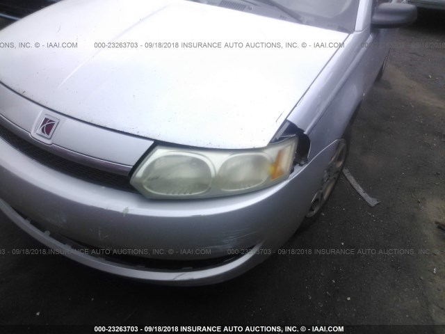1G8AJ52F64Z196652 - 2004 SATURN ION LEVEL 2 银色 照片 6