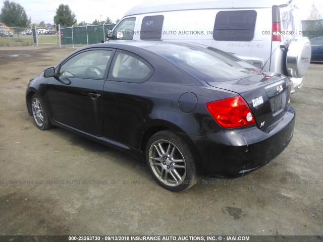JTKDE167250014589 - 2005 TOYOTA SCION TC 黑色 照片 3