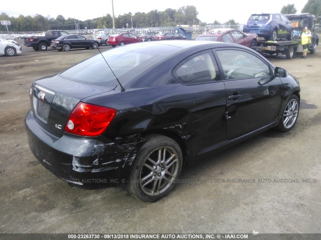 JTKDE167250014589 - 2005 TOYOTA SCION TC 黑色 照片 4