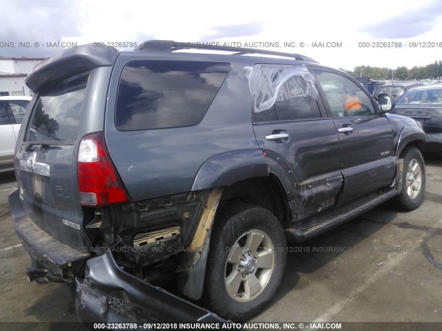 JTEBT14R660064966 - 2006 TOYOTA 4RUNNER SR5/SPORT Dark Blue photo 4