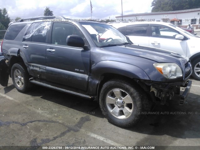 JTEBT14R660064966 - 2006 TOYOTA 4RUNNER SR5/SPORT Dark Blue photo 6