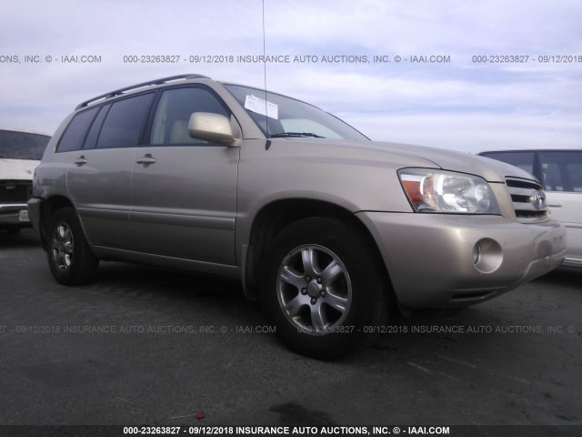 JTEDP21A450050385 - 2005 TOYOTA HIGHLANDER LIMITED TAN photo 1