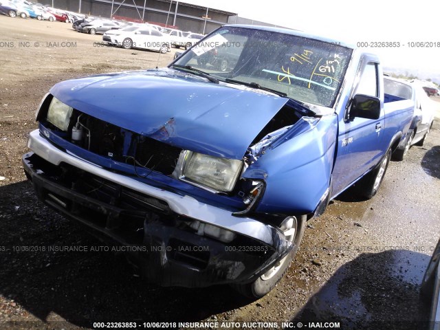 1N6DD21S9WC359160 - 1998 NISSAN FRONTIER XE BLUE photo 2