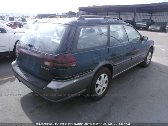 4S3BG6854W6643951 - 1998 SUBARU LEGACY 30TH ANN OUTBACK/LTD/SPT GREEN photo 4