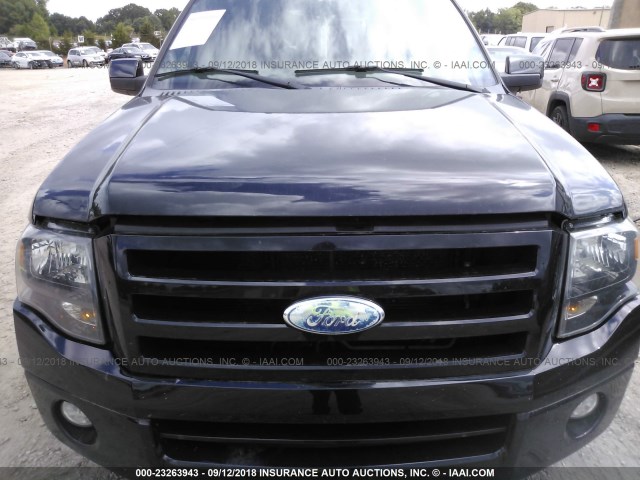 1FMFU19558LA88052 - 2008 FORD EXPEDITION LIMITED BLACK photo 6