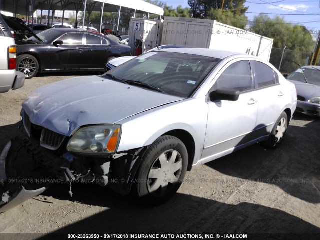 4A3AB36F44E114598 - 2004 MITSUBISHI GALANT ES MEDIUM/LS MEDIUM GRAY photo 2