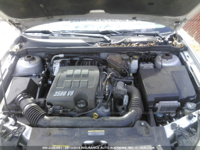 1G1ZT52875F298865 - 2005 CHEVROLET MALIBU LS Gümüş foto 10