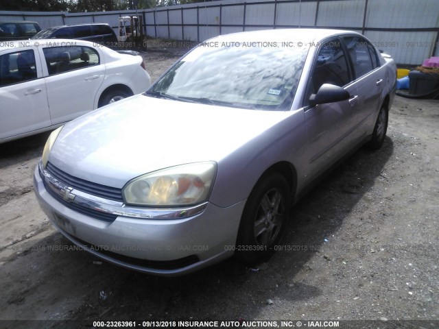 1G1ZT52875F298865 - 2005 CHEVROLET MALIBU LS Gümüş foto 2