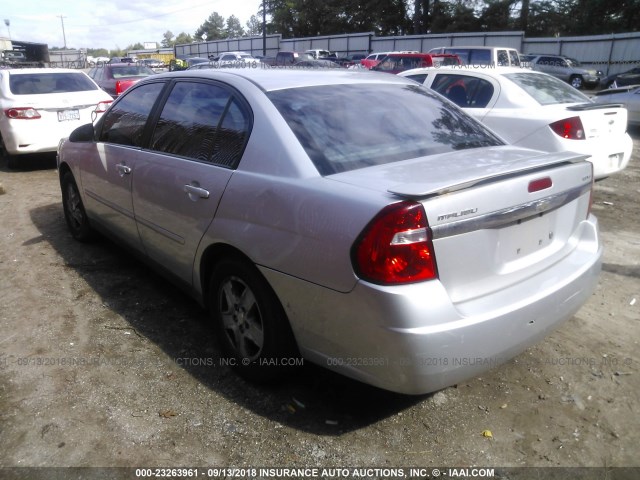 1G1ZT52875F298865 - 2005 CHEVROLET MALIBU LS Gümüş foto 3