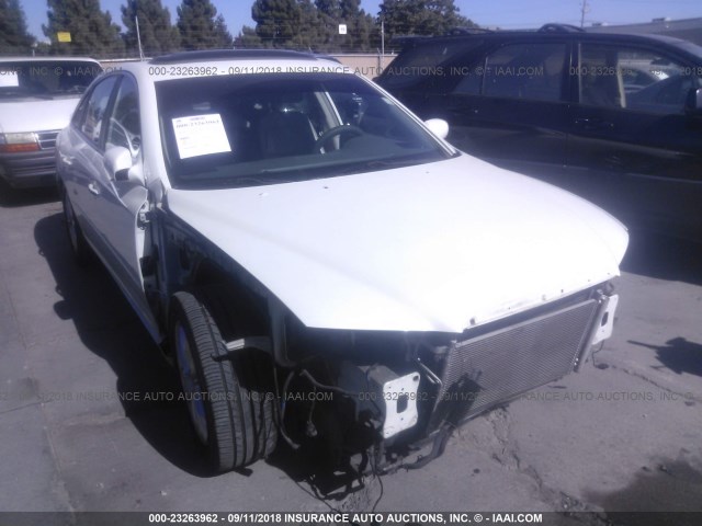 KMHFC46F06A086252 - 2006 HYUNDAI AZERA SE/LIMITED WHITE photo 1