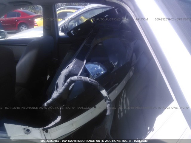 KMHFC46F06A086252 - 2006 HYUNDAI AZERA SE/LIMITED WHITE photo 8