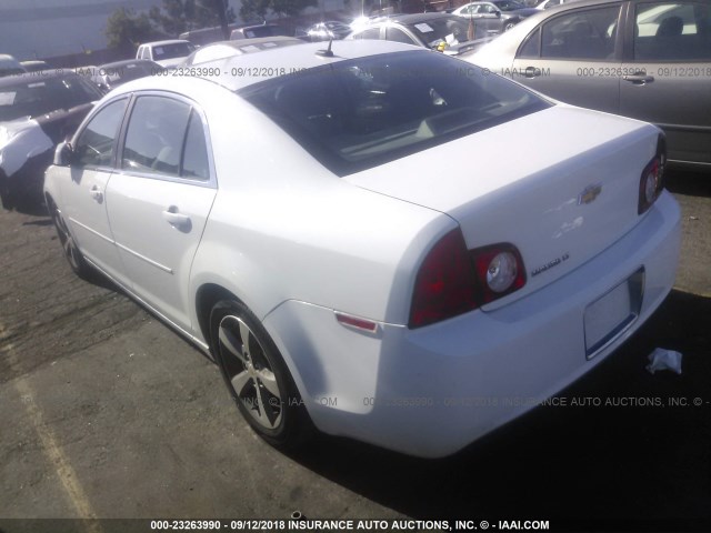 1G1ZC5E18BF357741 - 2011 CHEVROLET MALIBU 1LT თეთრი ფოტო 3