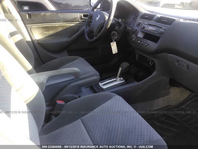 1HGES16325L019549 - 2005 HONDA CIVIC DX VP Qırmızı foto 5