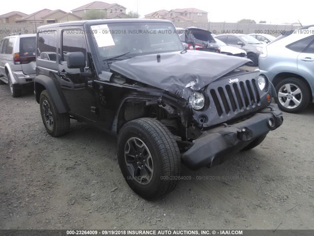 1J4AA2D10BL637062 - 2011 JEEP WRANGLER SPORT BLACK photo 1
