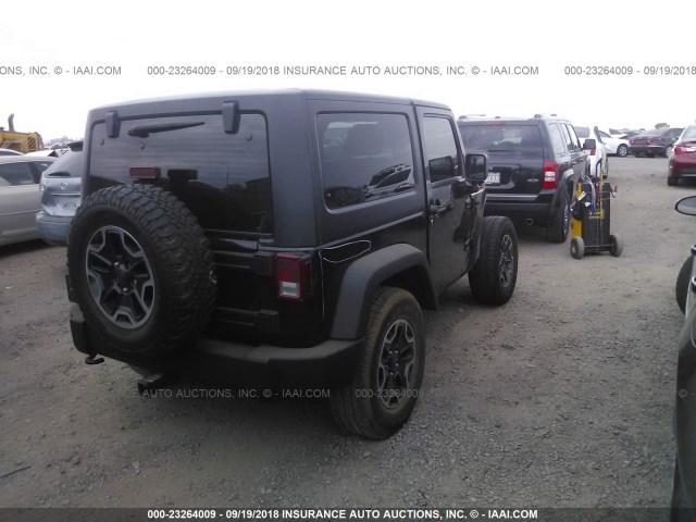 1J4AA2D10BL637062 - 2011 JEEP WRANGLER SPORT BLACK photo 4