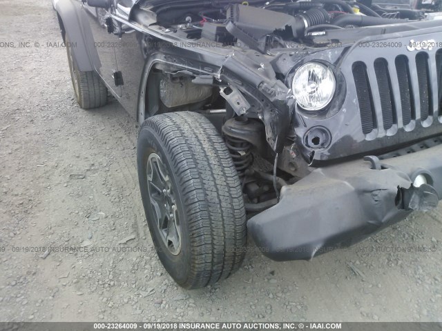 1J4AA2D10BL637062 - 2011 JEEP WRANGLER SPORT BLACK photo 6