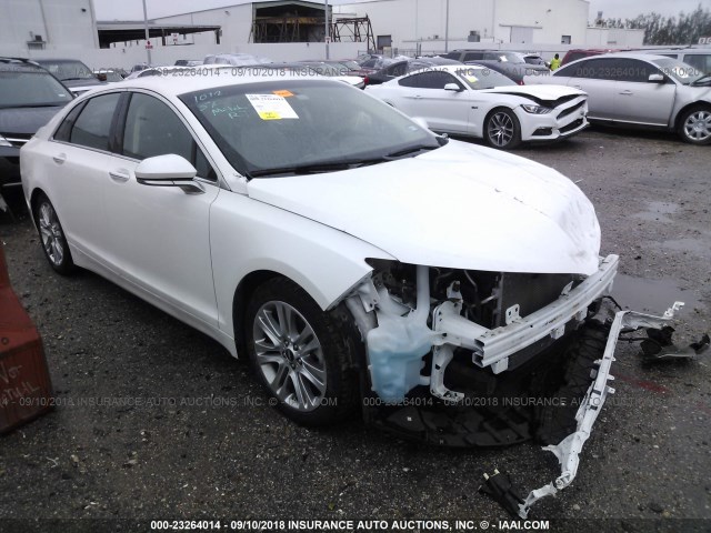 3LN6L2LU6FR629567 - 2015 LINCOLN MKZ HYBRID WHITE photo 1