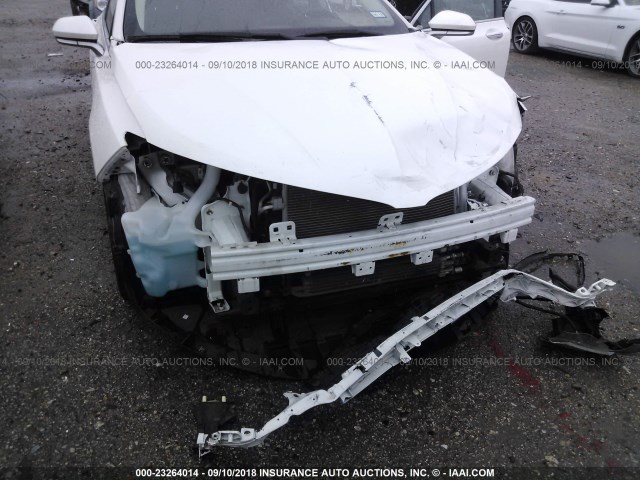 3LN6L2LU6FR629567 - 2015 LINCOLN MKZ HYBRID WHITE photo 6