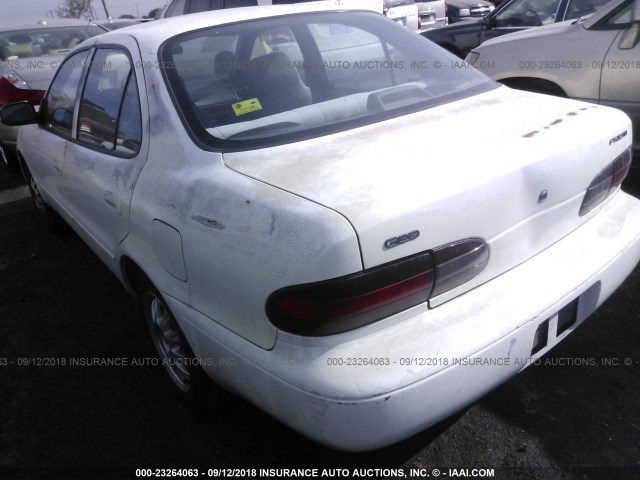 1Y1SK5268VZ442041 - 1997 GEO PRIZM LSI WHITE photo 3