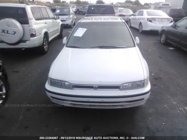 JHMCB7552NC046471 - 1992 HONDA ACCORD LX/EX WHITE photo 6