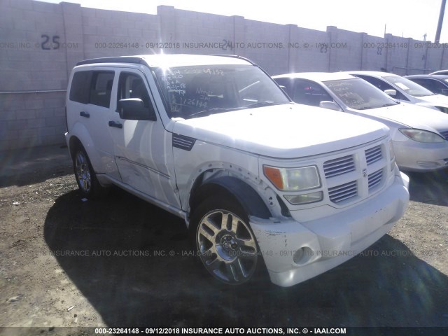 1D8GT58687W729495 - 2007 DODGE NITRO R/T WHITE photo 1