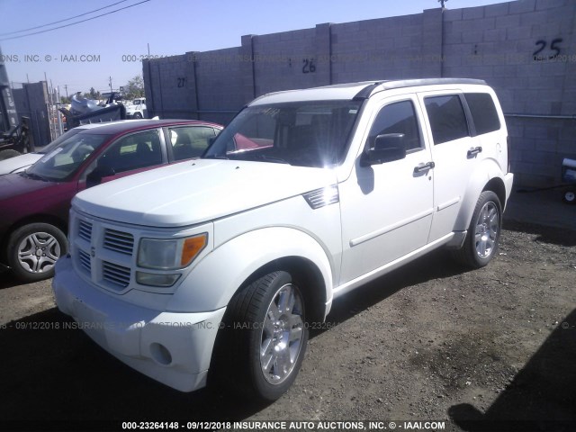 1D8GT58687W729495 - 2007 DODGE NITRO R/T WHITE photo 2