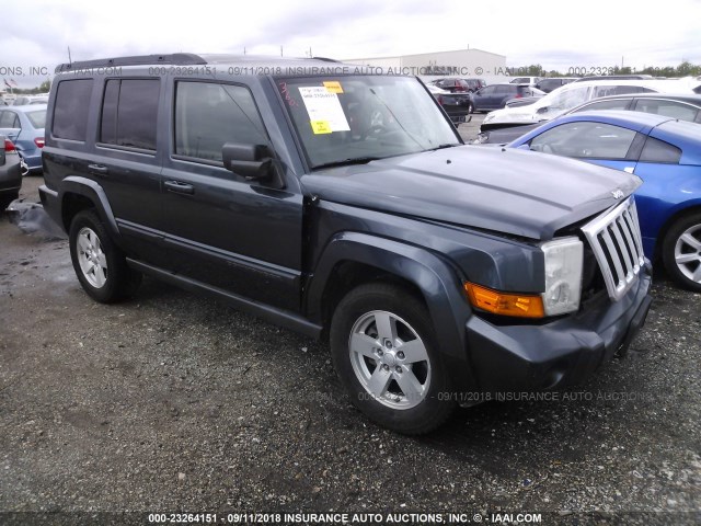 1J8HH48P27C533781 - 2007 JEEP COMMANDER Mavi foto 1