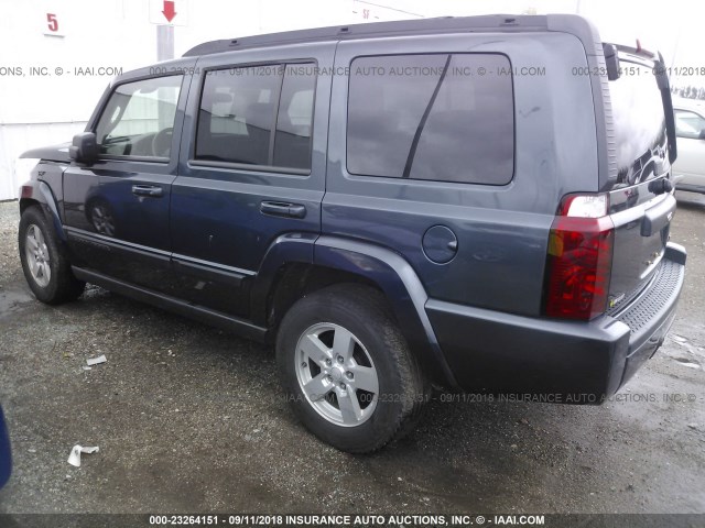 1J8HH48P27C533781 - 2007 JEEP COMMANDER Mavi foto 3