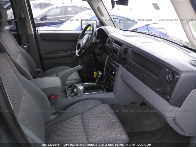 1J8HH48P27C533781 - 2007 JEEP COMMANDER Mavi foto 5
