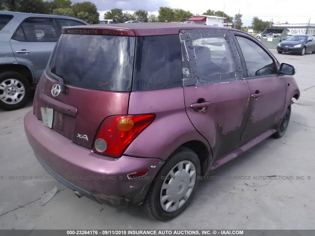 JTKKT604265011933 - 2006 TOYOTA SCION XA Navy photo 4