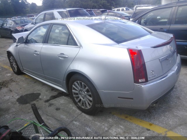 1G6DH5E59C0140566 - 2012 CADILLAC CTS LUXURY COLLECTION SILVER photo 3