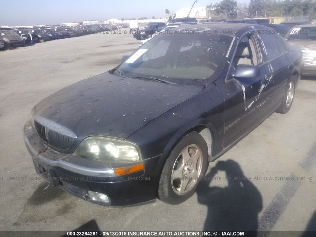 1LNHM87A11Y601307 - 2001 LINCOLN LS 青绿色 照片 2
