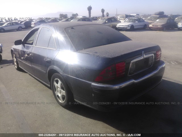 1LNHM87A11Y601307 - 2001 LINCOLN LS 青绿色 照片 3