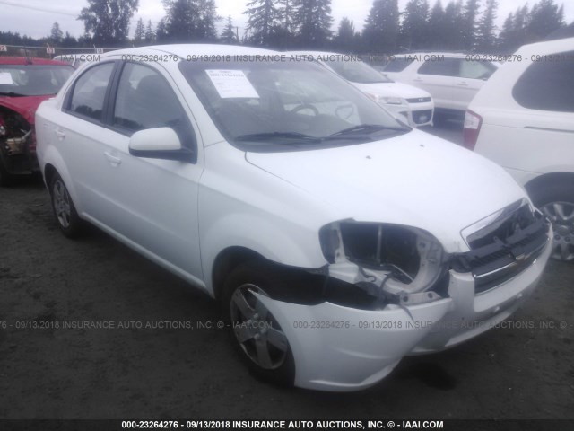 KL1TD5DE5BB244584 - 2011 CHEVROLET AVEO LS/LT WHITE photo 1