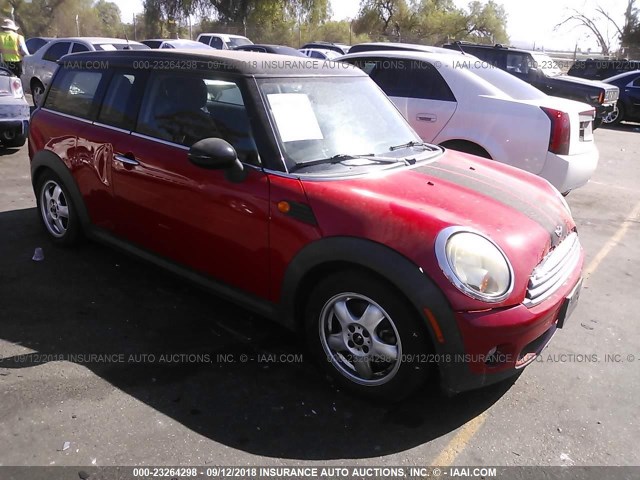 WMWML3C59ATX37163 - 2010 MINI COOPER CLUBMAN RED photo 1