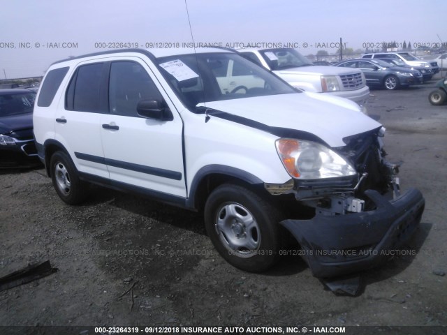 JHLRD68414C014969 - 2004 HONDA CR-V LX WHITE photo 1