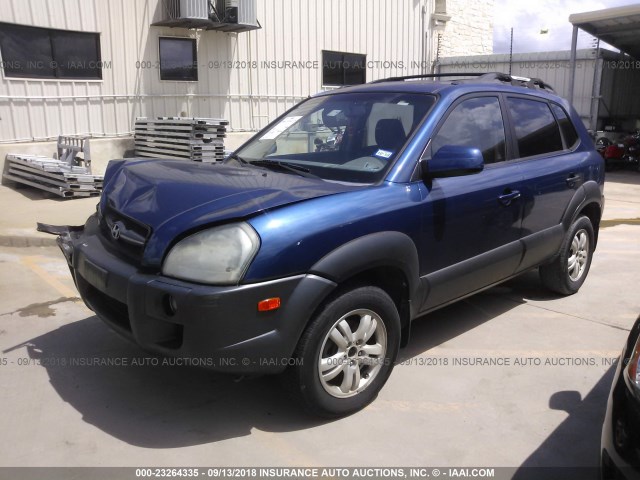 KM8JN12D06U443239 - 2006 HYUNDAI TUCSON GLS/LIMITED 蓝色 照片 2