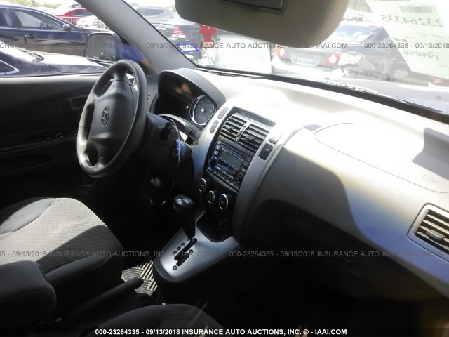 KM8JN12D06U443239 - 2006 HYUNDAI TUCSON GLS/LIMITED BLUE photo 5