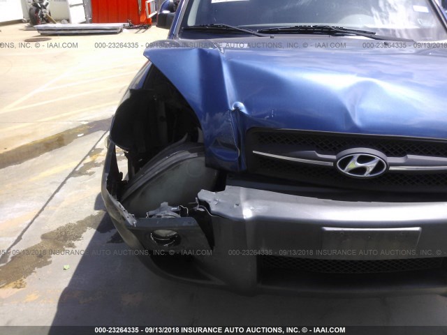KM8JN12D06U443239 - 2006 HYUNDAI TUCSON GLS/LIMITED 蓝色 照片 6
